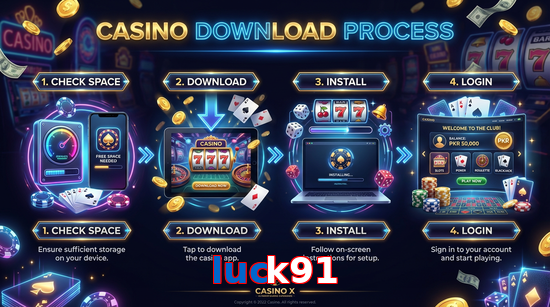 Game list for Luck91 download section