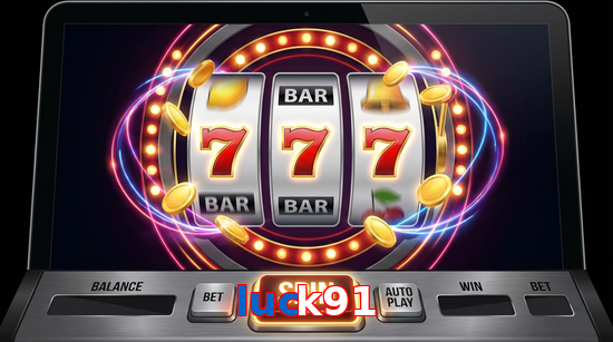 Main screen of Luck91 slots page for PK players